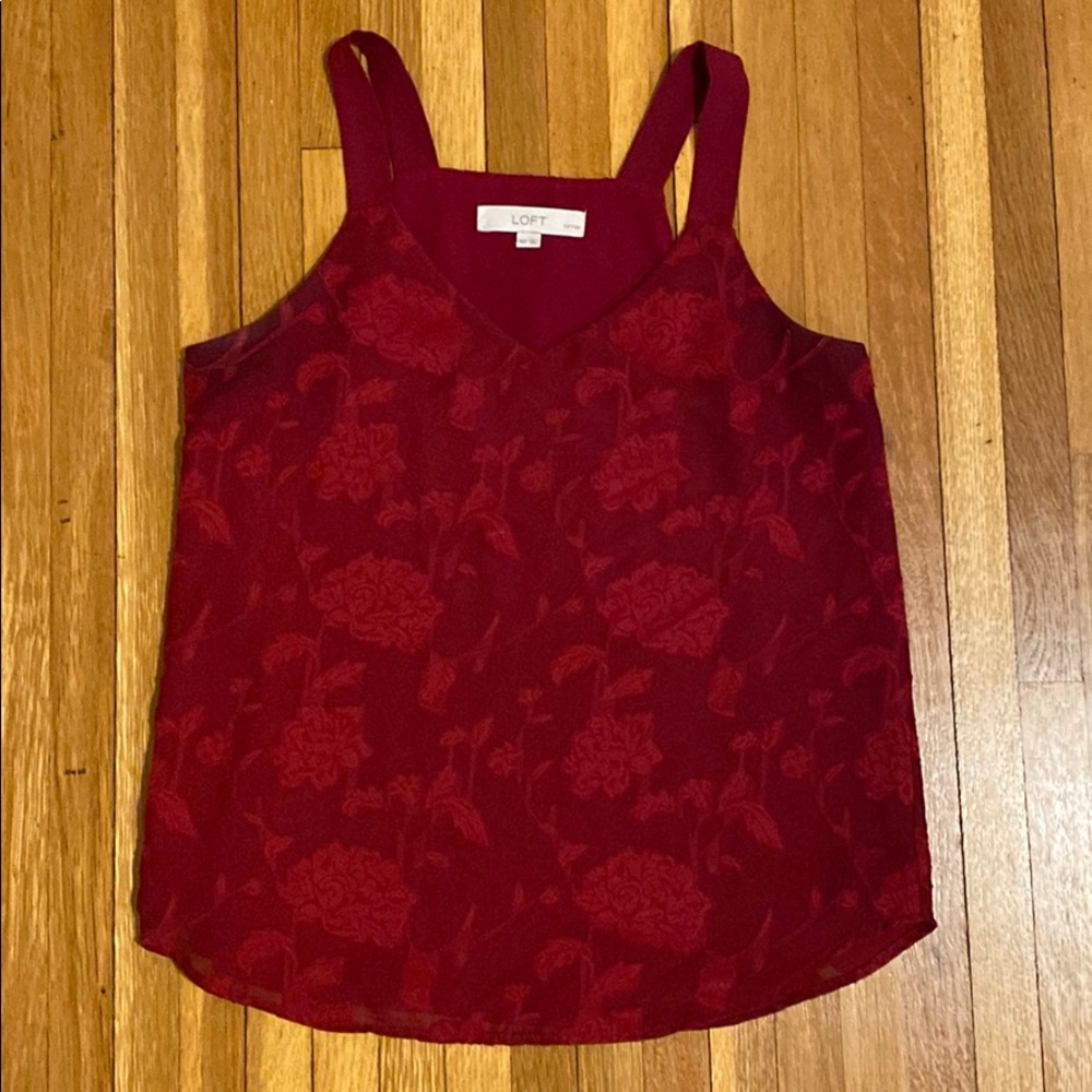 Loft tank top blouse